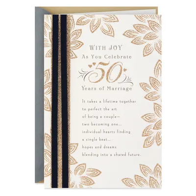With Joy for You Religious 50th Anniversary Card for only USD 4.99 | Hallmark