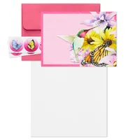Marjolein Bastin Hummingbird and Butterfly Boxed Blank Note Cards Multipack, Pack of 10 for only USD 12.99 | Hallmark