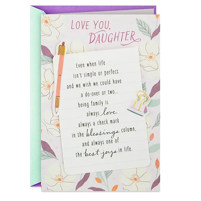 Being Family Is Love Birthday Card for Daughter for only USD 6.59 | Hallmark