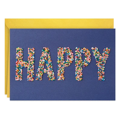 Colorful Sprinkles Happy Birthday Card for only USD 6.99 | Hallmark