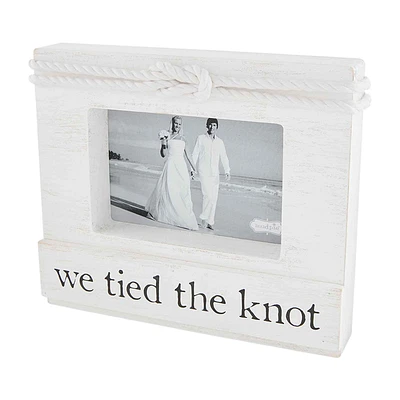 Mud Pie We Tied The Knot Picture Frame, 4x6 for only USD 22.99 | Hallmark