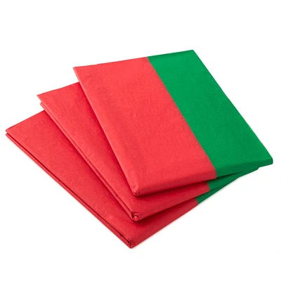 Red and Green 2-Pack Bulk Tissue Paper, 100 sheets for only USD 10.99 | Hallmark