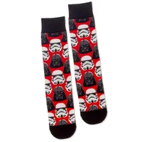 Star Wars™ Darth Vader™ and Stormtrooper™ Helmet Novelty Crew Socks for only USD 14.99 | Hallmark