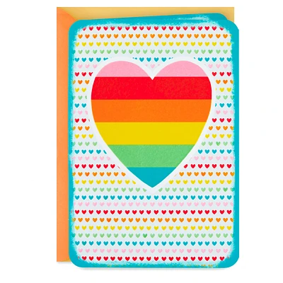 Rainbow Heart Blank Card for only USD 2.99 | Hallmark