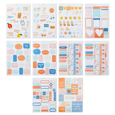 Pastel Designs and Mini Mantras Sticker Pad