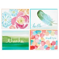 Watercolor Assorted Blank Note Cards, Box of 40 for only USD 11.99 | Hallmark