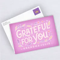 Personalized Grateful for You Card for only USD 4.99 | Hallmark