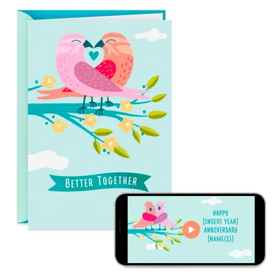 Better Together Video Greeting Anniversary Card for only USD 5.99 | Hallmark