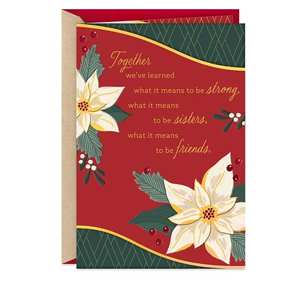 Glad We're Sisters and Friends Christmas Card for only USD 5.59 | Hallmark