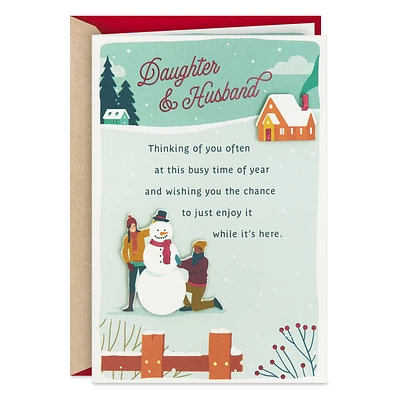 Best and Brightest Ever Christmas Card for Daughter and Her Husband for only USD 7.59 | Hallmark