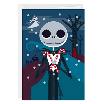 Disney Tim Burton's The Nightmare Before Christmas Frightfully Festive Jack Skellington Custom Christmas Card for only USD 4.99 | Hallmark