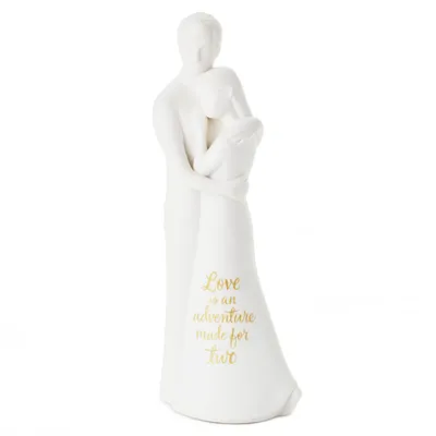 Love Is an Adventure Embracing Couple Figurine, 8.75" for only USD 29.99 | Hallmark