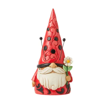 Jim Shore Ladybug Gnome Figurine, 6.5" for only USD 34.99 | Hallmark