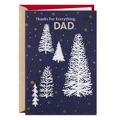 Thanks for Everything, Dad Christmas Card for only USD 4.99 | Hallmark