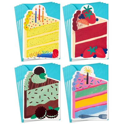 Slice of Cake Assorted Birthday Cards, Pack of 16 for only USD 10.99 | Hallmark