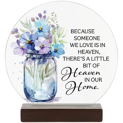 Carson Heaven in Our Home Round Glass Tabletop Décor for only USD 12.99 | Hallmark