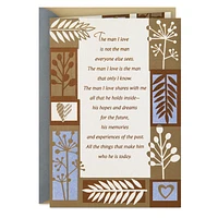 The Man I Love Birthday Card for only USD 4.99 | Hallmark