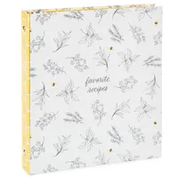 Yellow Honeycomb Recipe Organizer Book for only USD 24.99 | Hallmark