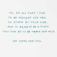 Morgan Harper Nichols I'm Here for You Encouragement Card for only USD 3.99 | Hallmark