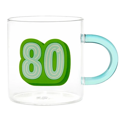 Glass 80th Birthday Mug, 17.5 oz. for only USD 16.99 | Hallmark