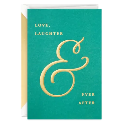 Love, Laughter & Ever After Wedding Card for only USD 5.99 | Hallmark