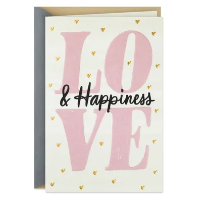 Love and Happiness Wedding Card for Couple for only USD 5.59 | Hallmark