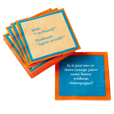 Drinks on Me Pissed Funny Party Napkins, Pack of 20 for only USD 5.99 | Hallmark