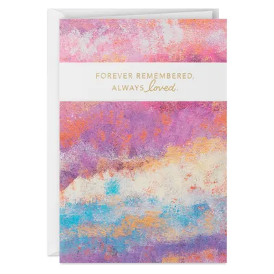 ArtLifting Remembered and Loved Sympathy Card for only USD 3.99 | Hallmark