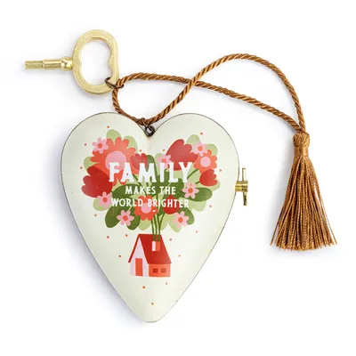 Demdaco Family Makes the World Brighter Musical Art Heart Sculpture for only USD 29.99 | Hallmark