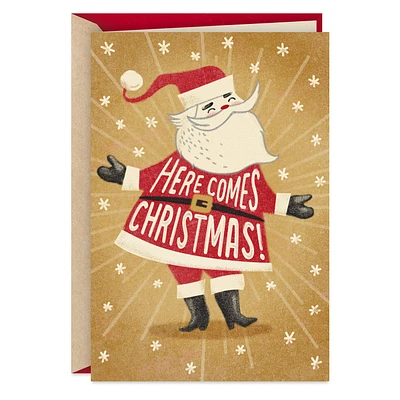 Here Comes Happiness Santa Musical Christmas Card for only USD 5.59 | Hallmark