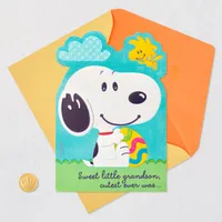 Peanuts® Snoopy and Woodstock First Easter Card for Grandson for only USD 4.29 | Hallmark