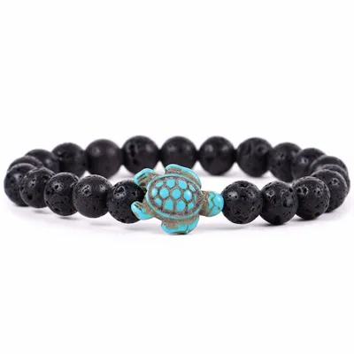 Fahlo Lava Stone Turtle Journey Bracelet for only USD 18.99 | Hallmark