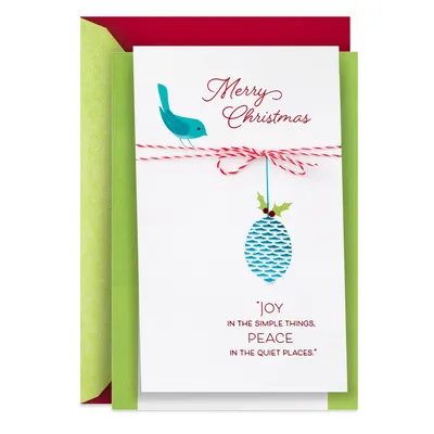 Joy, Peace and Blessings Christmas Card for only USD 5.99 | Hallmark