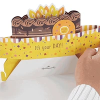 Chocolate Cake Musical 3D Pop-Up Birthday Card With Motion for only USD 11.99 | Hallmark