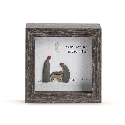 Demdaco Come Let Us Adore Him Shadow Box, 4" for only USD 29.99 | Hallmark