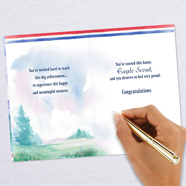 Hallmark A Model of Character Eagle Scout Congratulations Card for only USD 2.99 | Hallmark | CoolSprings Galleria hallmark-a-model-of-character-eagle-scout-congratulations-card-for-only-usd-2-99-hallmark-coolsprings-galleria