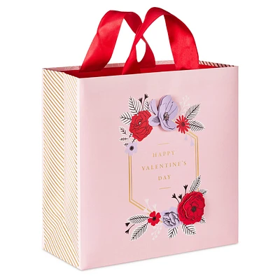 10.4" Flowers on Pink Large Square Valentine's Day Gift Bag for only USD 7.99 | Hallmark