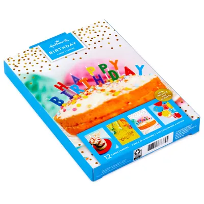 Birthday Icons Boxed Birthday Cards Assortment, Pack of 12 for only USD 8.99 | Hallmark