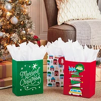 9.6" Assorted Bright and Festive 6-Pack Medium Christmas Gift Bags for only USD 9.99 | Hallmark