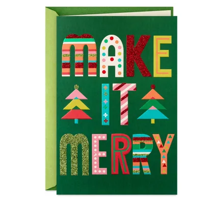 Make It Merry Christmas Card for only USD 6.59 | Hallmark