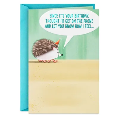 I Think You're Awesome Funny Birthday Card for only USD 3.99 | Hallmark