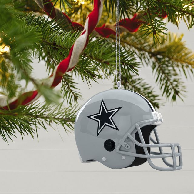 NFL Dallas Cowboys Football Helmet Metal Hallmark Ornament - Gift Ornaments  - Hallmark