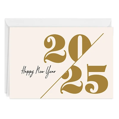 Bold 2025 Custom New Year Card for only USD 4.99 | Hallmark