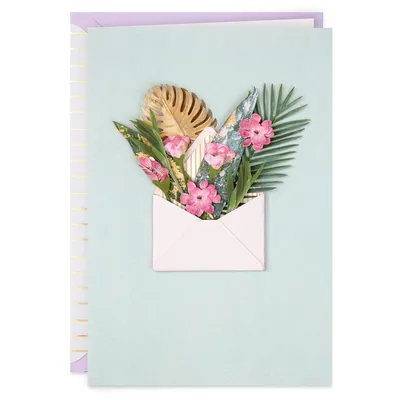 Tropical Plants in Envelope Blank Card for only USD 7.99 | Hallmark