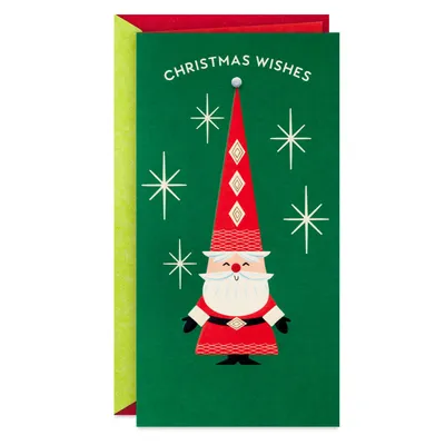 Merry Mod Santa Money Holder Christmas Card for only USD 3.59 | Hallmark