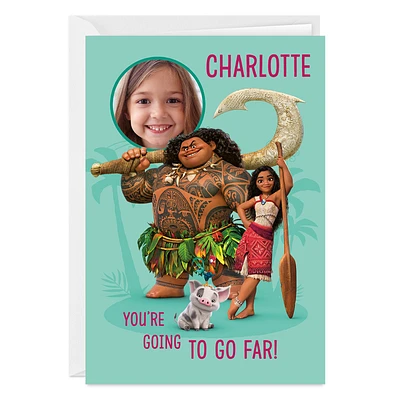 Disney Moana and Maui You'll Go Far Custom Birthday Card for only USD 4.99 | Hallmark