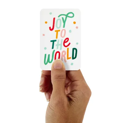 3.25" Joy to the World Christmas Card for only USD 1.99 | Hallmark