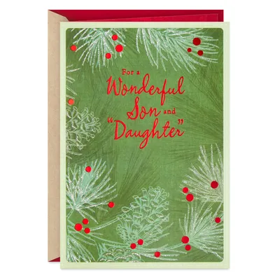 Family Is the Best Gift Christmas Card for Son and Daughter-in-Law for only USD 3.29 | Hallmark