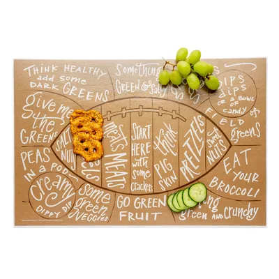 Football Charcuterie Cheat Sheet, 12x18 for only USD 9.99 | Hallmark