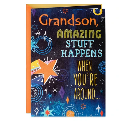 Love When You're Around Birthday Card for Grandson for only USD 4.99 | Hallmark